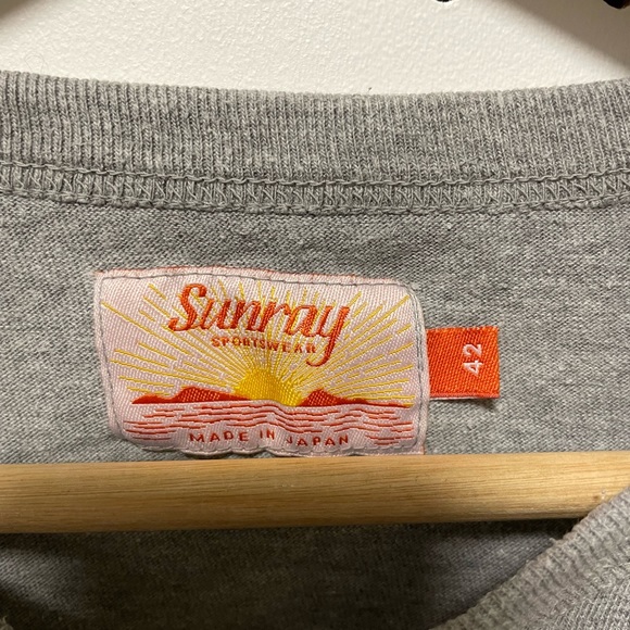 Sunray Sportwear T Shirt Made in Japan. Size 42. - Picture 3 of 3
